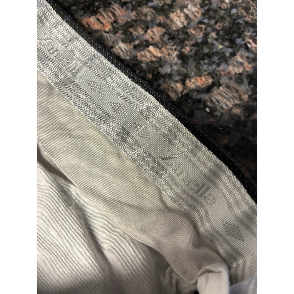 ZANELLA Men Dress Pants "BENNETT" 36 Gray unfinished hem flat solid 100% wool - Picture 5 of 7